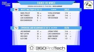 Emmbrook and Bearwood CC 1st XI v White Waltham CC 1st XI [upl. by Haymo]