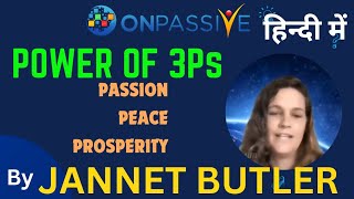 ONPASSIVEPOWER OF 3Ps BY JANET BUTLERIN HINDInagmatabassum [upl. by Alphonsine]