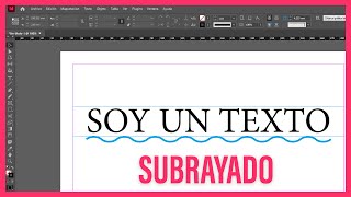 SUBRAYAR TEXTO en INDESIGN 🔥 [upl. by Ij]