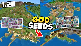 🔥 TOP 5 GOD SEEDS Best Seeds for Minecraft 120 amp 121 Bedrock xbox Android ios ps5 pc [upl. by Nillok]