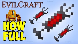 Minecraft Evilcraft BLOOD EXTRACTOR FULL GUIDE 2024 [upl. by Aneeres]