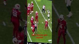 Kyler Murray gets smoked by blindside sack Cardinals vs Jets cardinals jets nfl 2024 [upl. by Marcell]