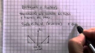 Transformaciones isométricas 06 Traslación Simetria Rotación [upl. by Nuawd]