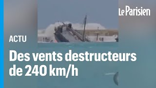 Bateaux coulés toits emportés îles dévastées louragan Béryl balaye les Caraïbes [upl. by Nerhe]