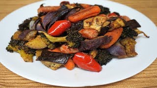 Roasted Mixed Vegetables  Roasted Vegetables in Oven  Oven Baked Vegetables [upl. by Ajax71]