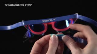 Speedo Fastskin Prime Goggles  Assembly Video [upl. by Retsevlys524]