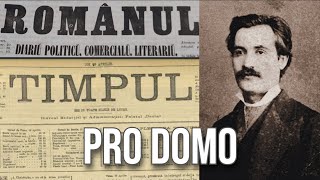 Mihai Eminescu – Pro domo Timpul 25 Ianuarie 1878 [upl. by Eleazar]