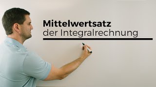 Mittelwertsatz der Integralrechnung Durchschnitt der YWerte  Mathe by Daniel Jung [upl. by Norine]