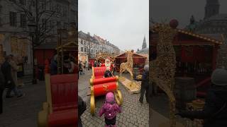 Christmas Market in Copenhagen christmasmarkets christmasdecor christmasshopping copenhagen [upl. by Morril]