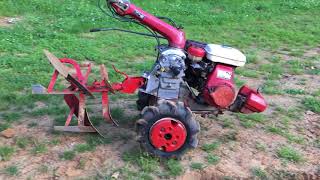 Honda F600 ploughing in garden [upl. by Otha]