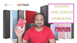 Seagate One Touch 5TB HDD RED Unboxing in Tamil  தமிழில் [upl. by Cormack]