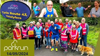 CYCLE ROUTE 43 YSTALYFERA PARKRUN  COURSE ROUTE AND VLOG [upl. by Gomar]