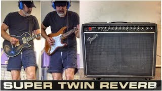 Brutal 180W Fender Super Twin Reverb  One of the best amps EVER [upl. by Nedla]