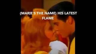 ELVIS PRESLEY  MARIES THE NAME HIS LATEST FLAME 1961 [upl. by Elkin197]