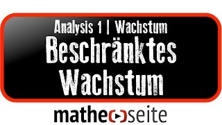 Beschränktes Wachstum berechnen  A0703 [upl. by Ardnosak]