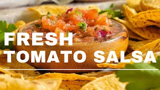 RECIPE FOR HOMEMADE SALSA USING FRESH TOMATOES [upl. by Odella]