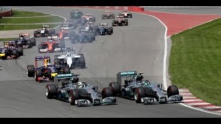 Canadian Grand Prix  Montreal 2014  F1 Start  FULL HD 1080p [upl. by Michon607]