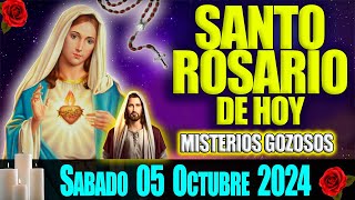 El Santo Rosario de Hoy Sábado 05 de Octubre 2024 🌹 Misterios Gozosos 🌹 Oración de Hoy [upl. by Rehprotsirhc]