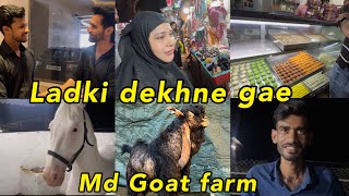 Ladki dekhne jaa rahe hai🤲 Md goat farm😎ShezaanShaikhMoonzarinGoat farms in India [upl. by Thormora124]