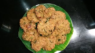 Valaipoo vadai  recipe in tamil  Sakthi Creators [upl. by Ina684]