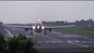 Plane Spotting at Martinique Airport  Crosswind Take Off and Landings TFFF [upl. by Assilac915]