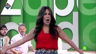 Irene Junquera última presentadora de Zapeando quotSe lo dedico a los que confían en miquot [upl. by Bast872]