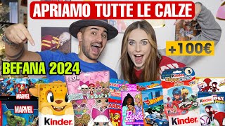 APRIAMO TUTTE LE CALZE DELLA BEFANA 2024 COSTOSO [upl. by Emor]