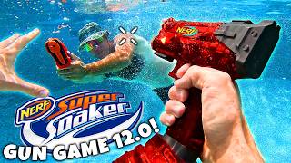 NERF GUN GAME  SUPER SOAKER EDITION 120 Nerf First Person Shooter [upl. by Aindrea]