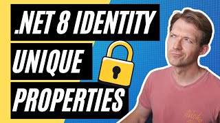 Unique Properties in ASPNET Core Identity 🔐 [upl. by Drannek]