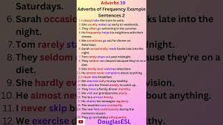 Adverbs 19 Adverbs of Frequency Example Sentences 2 [upl. by Prebo]