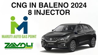 CNG in Maruti Suzuki Baleno 8 INJECTOR  Zavoli Bora s64 Dualjet Kit  Maruti Auto Gas Point [upl. by Swope]