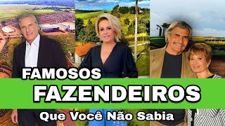 5 Famosos que São Fazendeiros e Você Não Sabia  Parte 1 [upl. by Nayd]