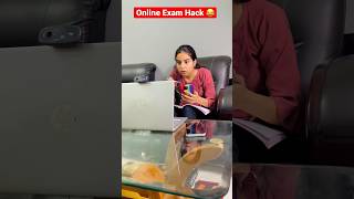 Online Exam Hack 😂🤫 priyalkukreja shorts ytshorts azmat [upl. by Fogg]