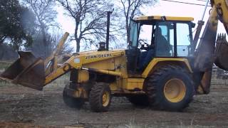 1989 John Deere 510C Backhoe [upl. by Ara]