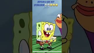 Haminations u are not SpongeBob💀💀💀😭😭😭 credits to Haminations and RobertIDK [upl. by Idalia]