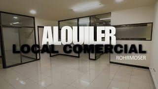 ALQUILER DE LOCAL COMERCIAL EN ROHRMOSER [upl. by Annasiul]