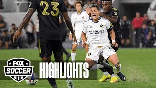 LA Galaxy vs LAFC  MLS Cup Playoffs Highlights  FOX Soccer [upl. by Micro321]