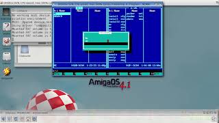 Norton Commander 50 MSDOS 1995 Symantec AmigaOne X1000 DOSBox SVN [upl. by Aneliram]