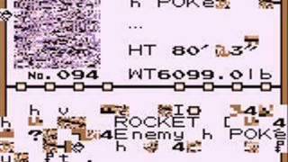 Pokemon Blue  Glitchy stuff [upl. by Htaek]