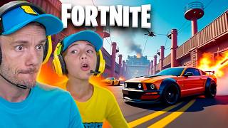 FUGA DE CARRO FRENÉTICA NO FORTNITE  Brancoala Games [upl. by Heydon]