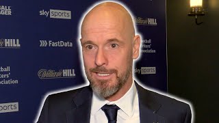 Erik ten Hag Interview at Football Writers Association Northern Managers Awards dinner [upl. by Bonita]