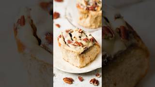 You’re gonna LOVE these Maple Pecan Cinnamon Rolls cinnamonrollsrecipe [upl. by Sitoel620]