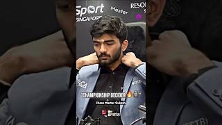 Gukesh Winning World Championship Final Moments  D Gukesh Winning Moves chess chessgame india [upl. by Naz]