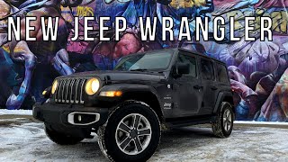 NEW 2021 Jeep Wrangler Sahara Unlimited Review  The ULTIMATE daily driver [upl. by Tilford]