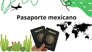 Pasaporte Mexicano ¿A qué países se puede viajar con pasaporte mexicano sin visa [upl. by Wilde]