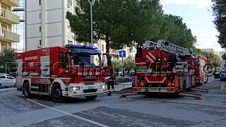 INCENDIO UFFICIO Pompieri  Vigili del Fuoco in Azione  Squadra Volante Polizia  INTERVENTO [upl. by Spain]