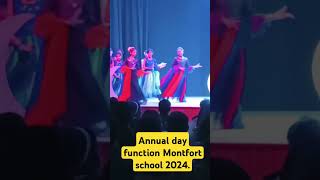 Annual function Montfort school 2024annualfunction school schoollife girl [upl. by Oribella240]