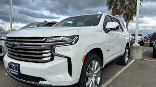 2024 TAHOE High Country 62L ExteriorInterior Summit White chevrolet [upl. by Naud]