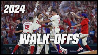 MLB  WalkOffs of 2024 [upl. by Melak]