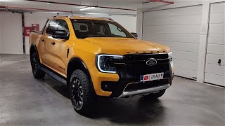 Ford Ranger 2024 Wildtrak X  LED Lights review Night test drive [upl. by Hildegarde]